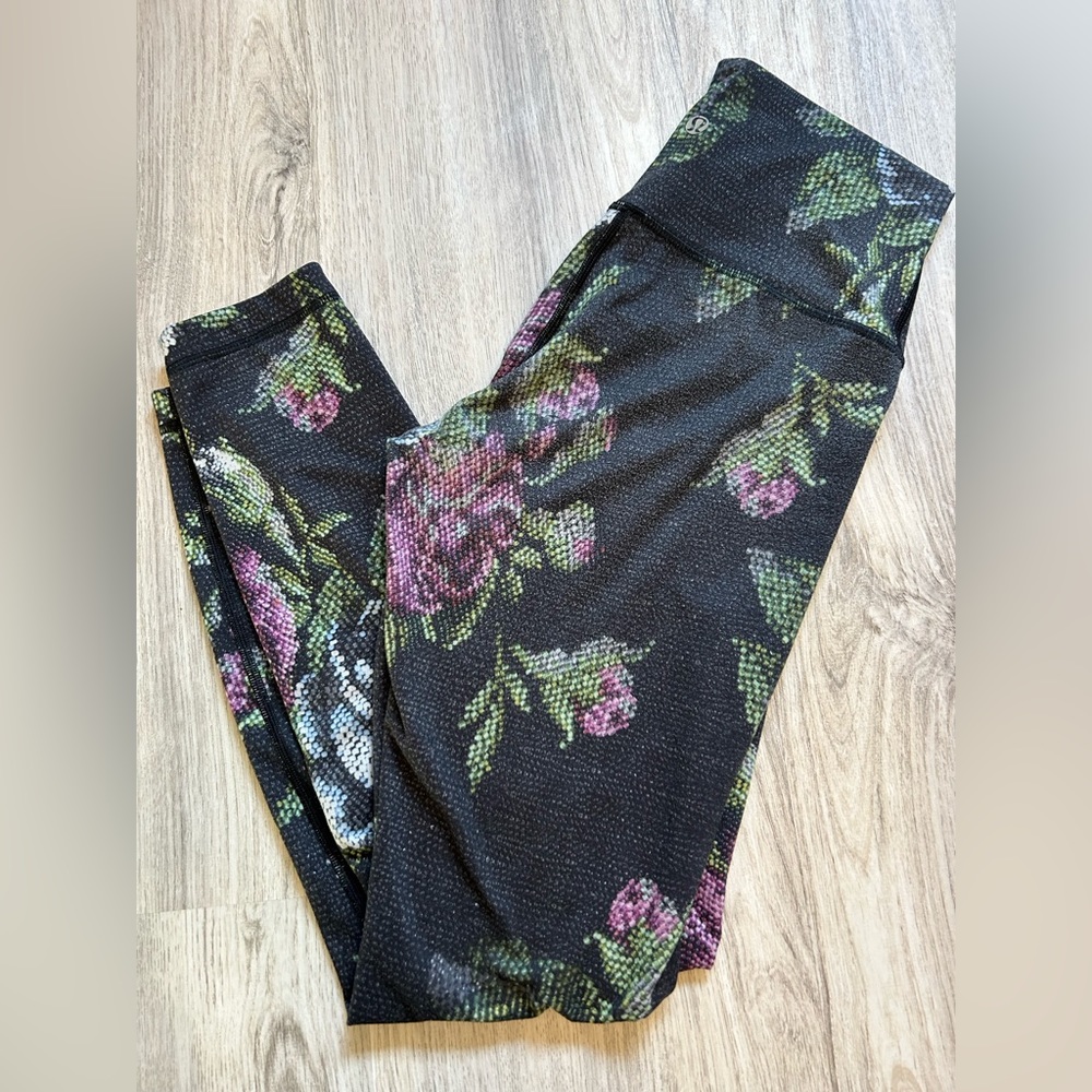 Lululemon Wunder Under Leggings in Garden Party